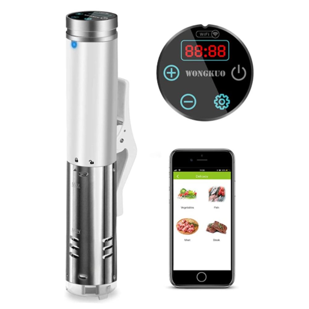WONGKUO Smart Sous Vide Cooking with Wifi App